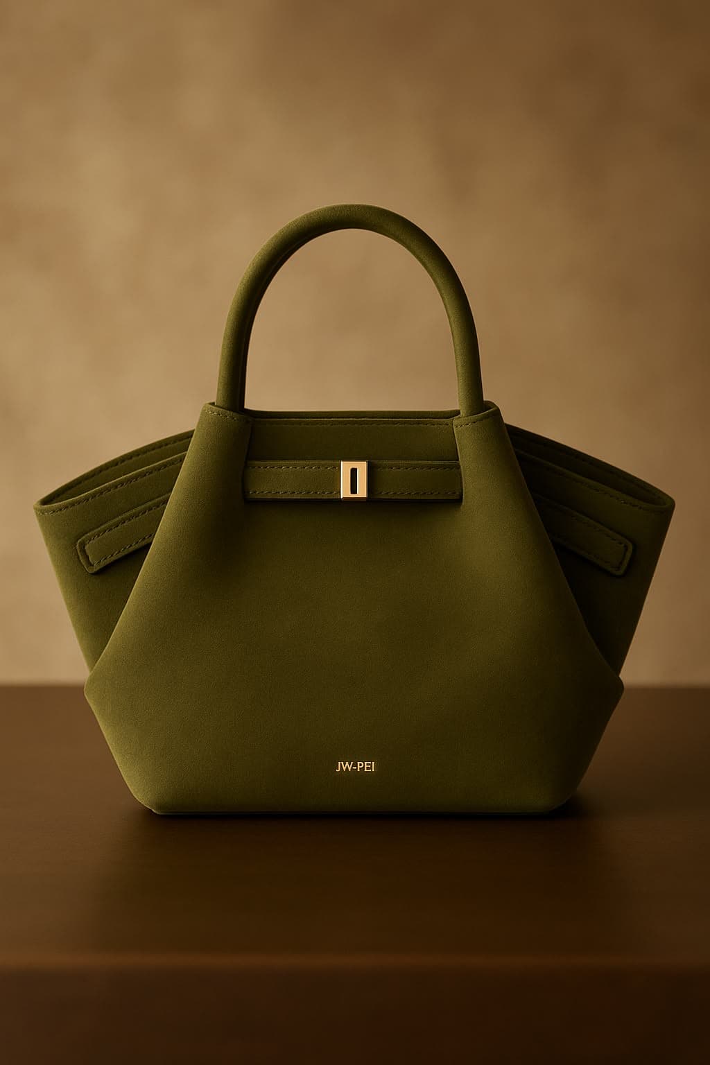 Moss Suede Mini Tote