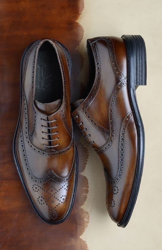 Tan Wingtip Brogues